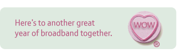 Here's to another great year of broadband together.