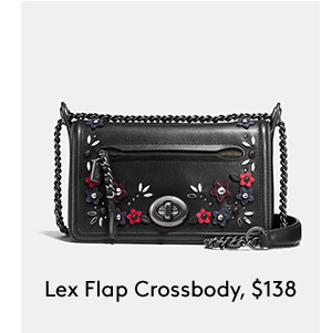 LEX FLAP CROSSBODY, $138