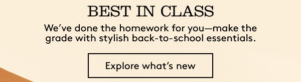 Best in Class | Explore what's new