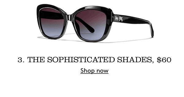 3. THE SOPHISTICATED SHADES, $60 | Shop now