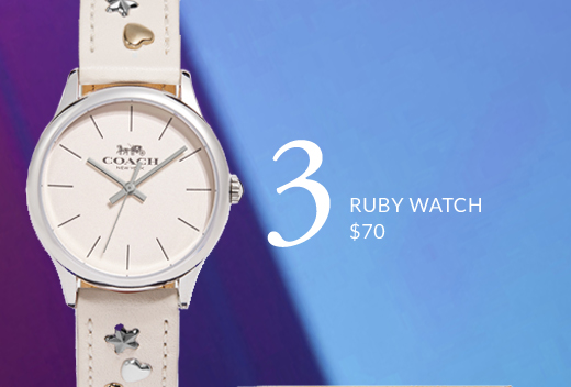 3 | Ruby Watch $70