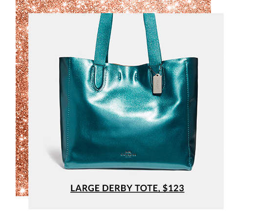 LARGE DERBY TOTE, $123