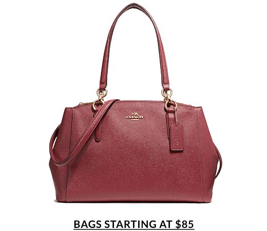 Bags starting at $85