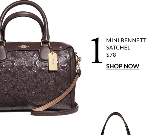 1 | Mini Bennett Satchel $78 | SHOP NOW