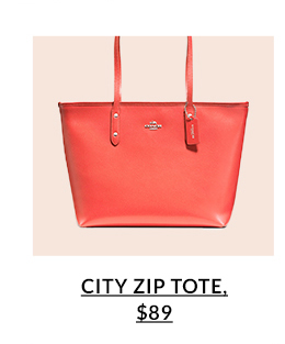 City Zip Tote, $89