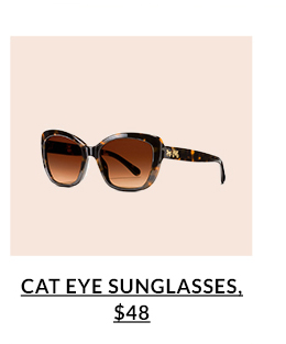 Cat Eye Sunglasses, $48