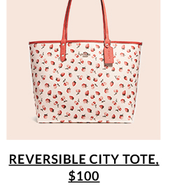 Reversible City Tote, $100