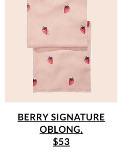Berry Signature Oblong, $53