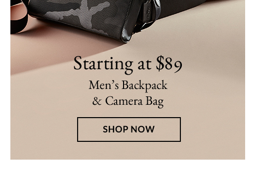 Men's Backpack & Camera Bag | SHOP NOW