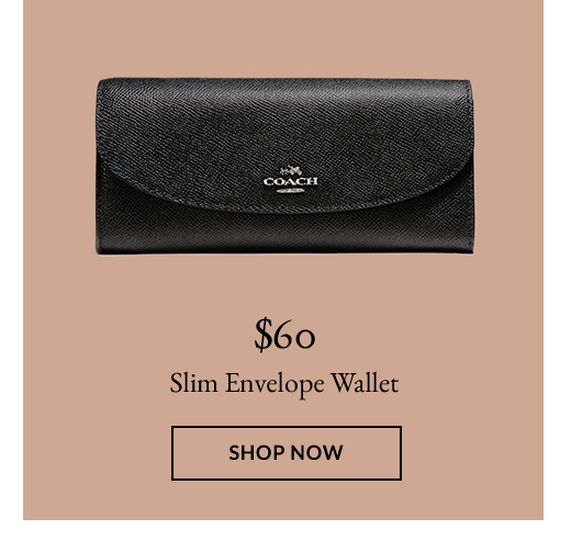 $60 Slim Envelope Wallet | Shop Now