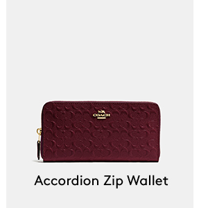 Accordion Zip Wallet