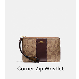 Corner Zip Wristlet