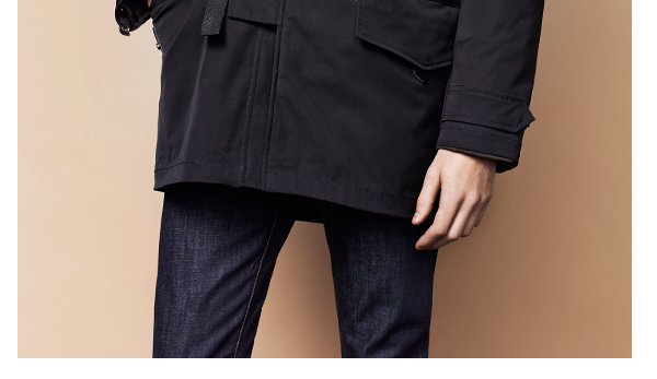 Man in THREE-IN-ONE TOPPER