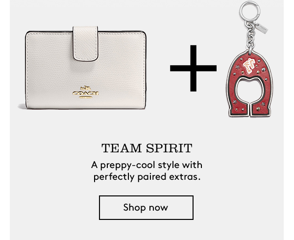 TEAM SPIRIT | A preppy-cool style with perfectly paired extras. | shop now