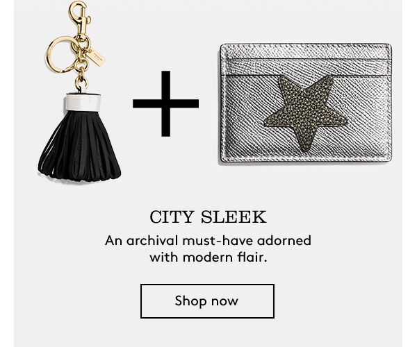 CITY SLEEK | An archival must-have adorned with modern flair. | shop now