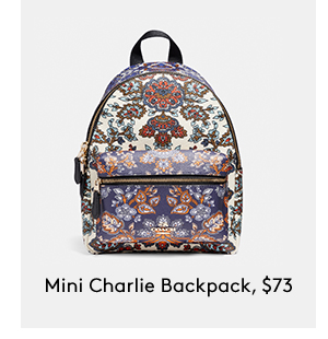 Mini Charlie Backpack, $73