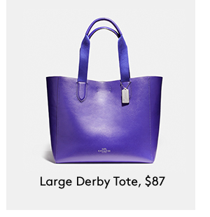 Large Derby Tote, $87