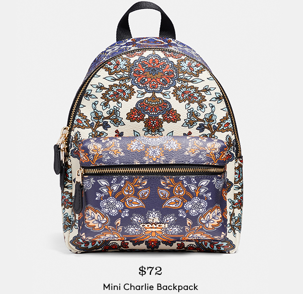 $72 Mini Charlie Backpack
