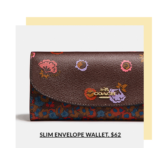 Slim Envelope Wallet, $62