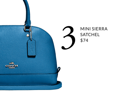 3 | Mini Sierra Satchel, $74
