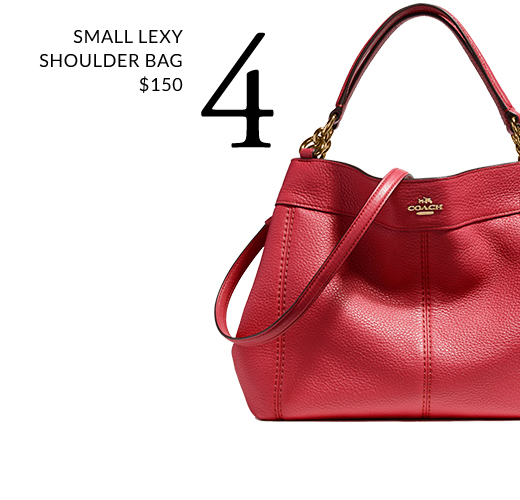4 | Small Lexy Shoulder Bag, $150