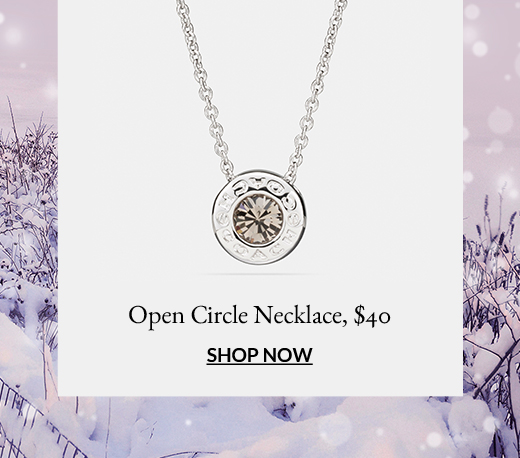 Open Circle Necklace, $40 | Shop Now