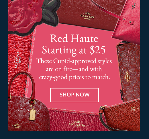 Red Haute Starting at $25 | SHOP NOW
