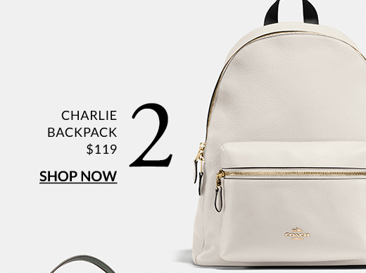 2 | CHARLIE BACKPACK $119 | SHOP NOW