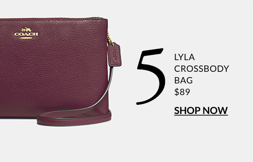 5 | LYLA CROSSBODY BAG $89 | SHOP NOW
