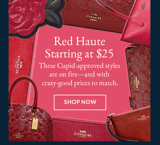 Red Haute Starting at $25 | SHOP NOW