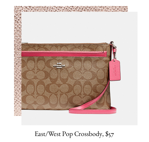 East/West Pop Crossbody, $57