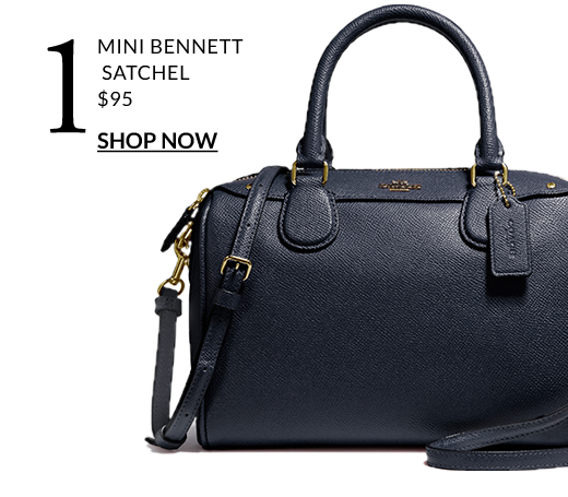 1 | MINI BENNETT SATCHEL   $95 | SHOP NOW