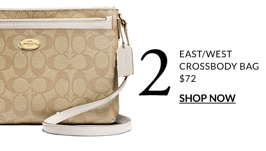 2 | EAST/WEST CROSSBODY BAG $72 | SHOP NOW