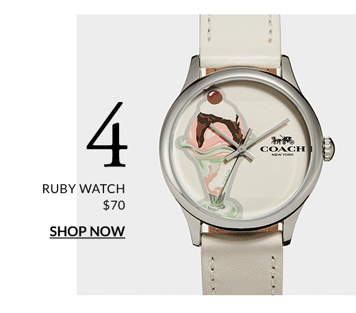 4 | RUBY WATCH $70 | SHOP NOW