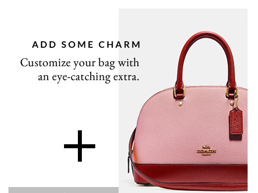 ADD SOME CHARM | Coach Red Bag