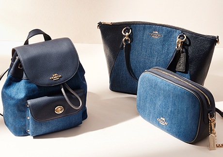 Backpack, handbag and wallet