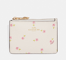White floral Wallet