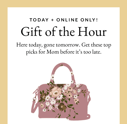TODAY + ONLINE ONLY! | Gift of the Hour