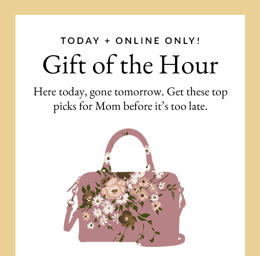 TODAY + ONLINE ONLY! | Gift of the Hour