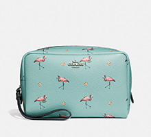 Blue Flamingo Travel Case