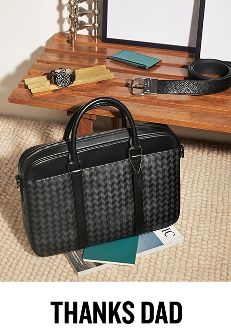 Black and Grey Briefcase | THANKS DAD