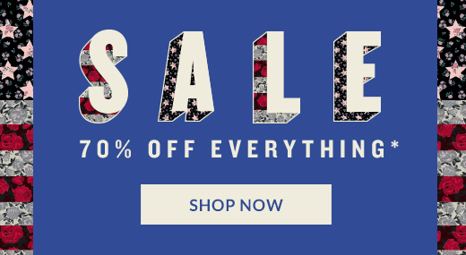 SALE | 70% OFF EVERYTHING* | SHOP NOW