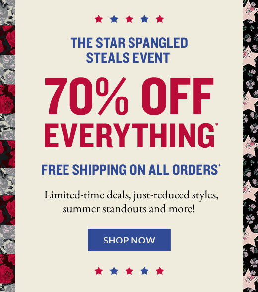 70% OFF EVERYTHING* | SHOP NOW