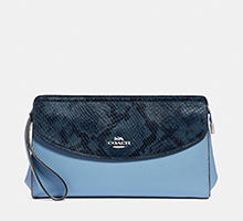 Blue Wristlet