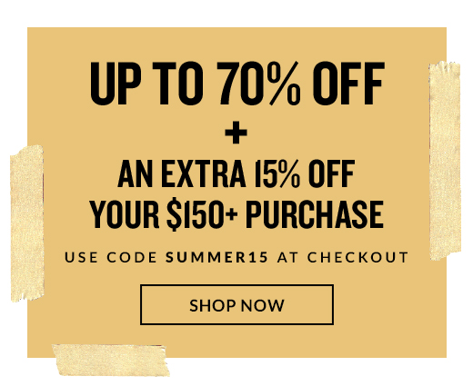 UP TO 70% OFF | SHOP NOW