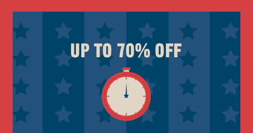 UP TO 70% OFF