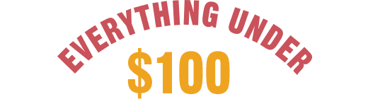 EVERYTHING UNDER $100
