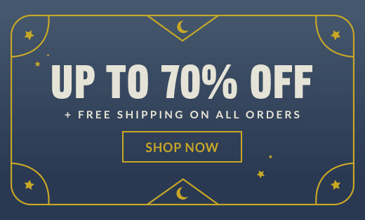 UP TO 70% OFF | + FREE SHIPPING ON ALL ORDERS | SHOP NOW