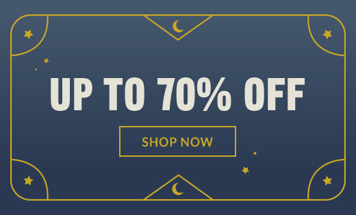 UP TO 70% OFF | SHOP NOW