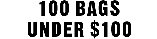 100 BAGS UNDER $100